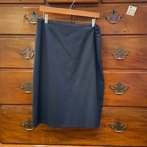 Jil Sander Dark Blue Midi Skirt